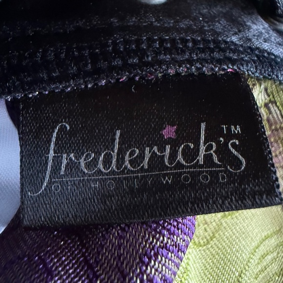 Fredrick's Of Hollywood Satin Print Corset Top Size Small - Picture 11 of 16